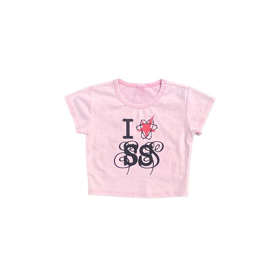 ILUVSS CROP TOP (PINK)